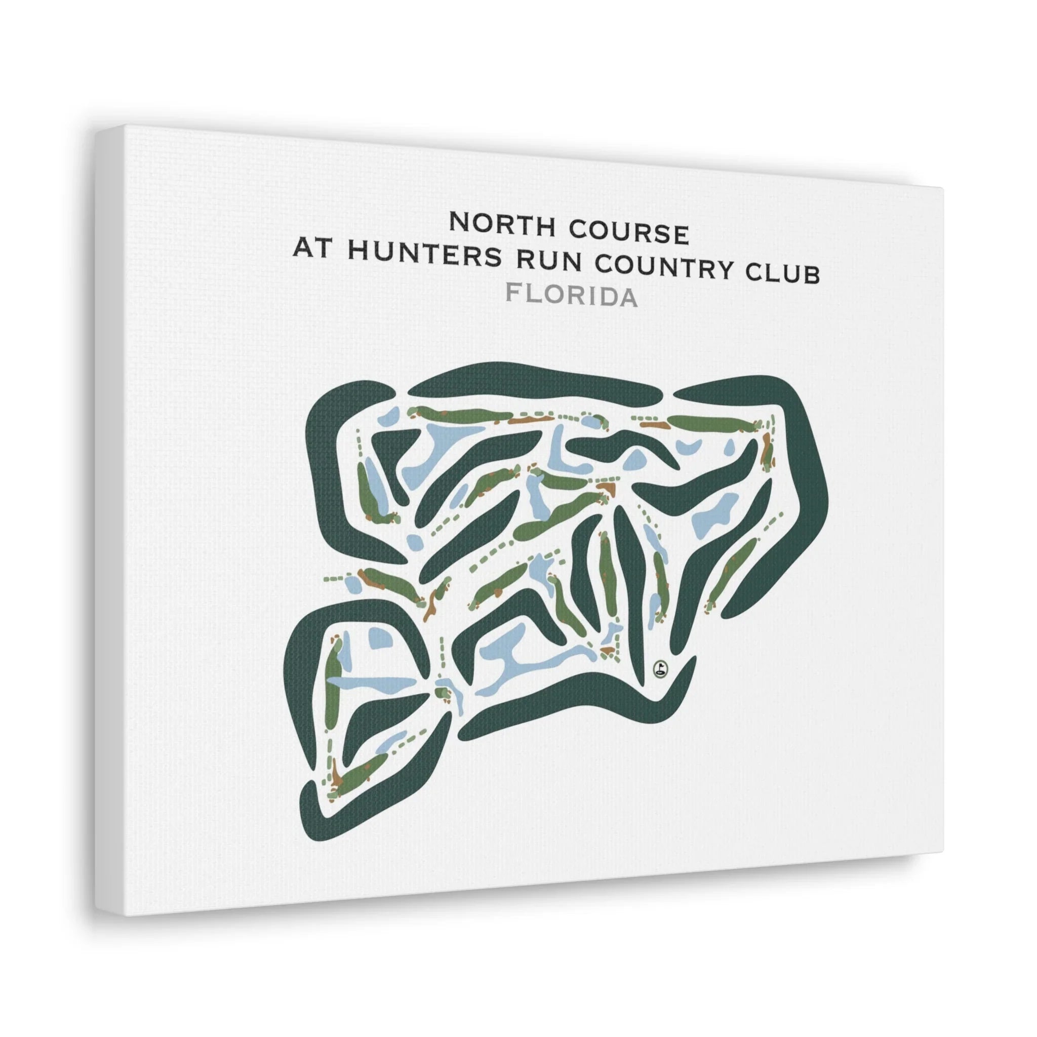 North Course at Hunters Run Country Club, Florida - Printed Golf Courses