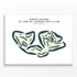 North Course at Lake St. George Golf Club, Ontario, Canada - Printed Golf Courses