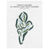 North Course at Maple Leaf Golf Course, Michigan - Printed Golf Courses
