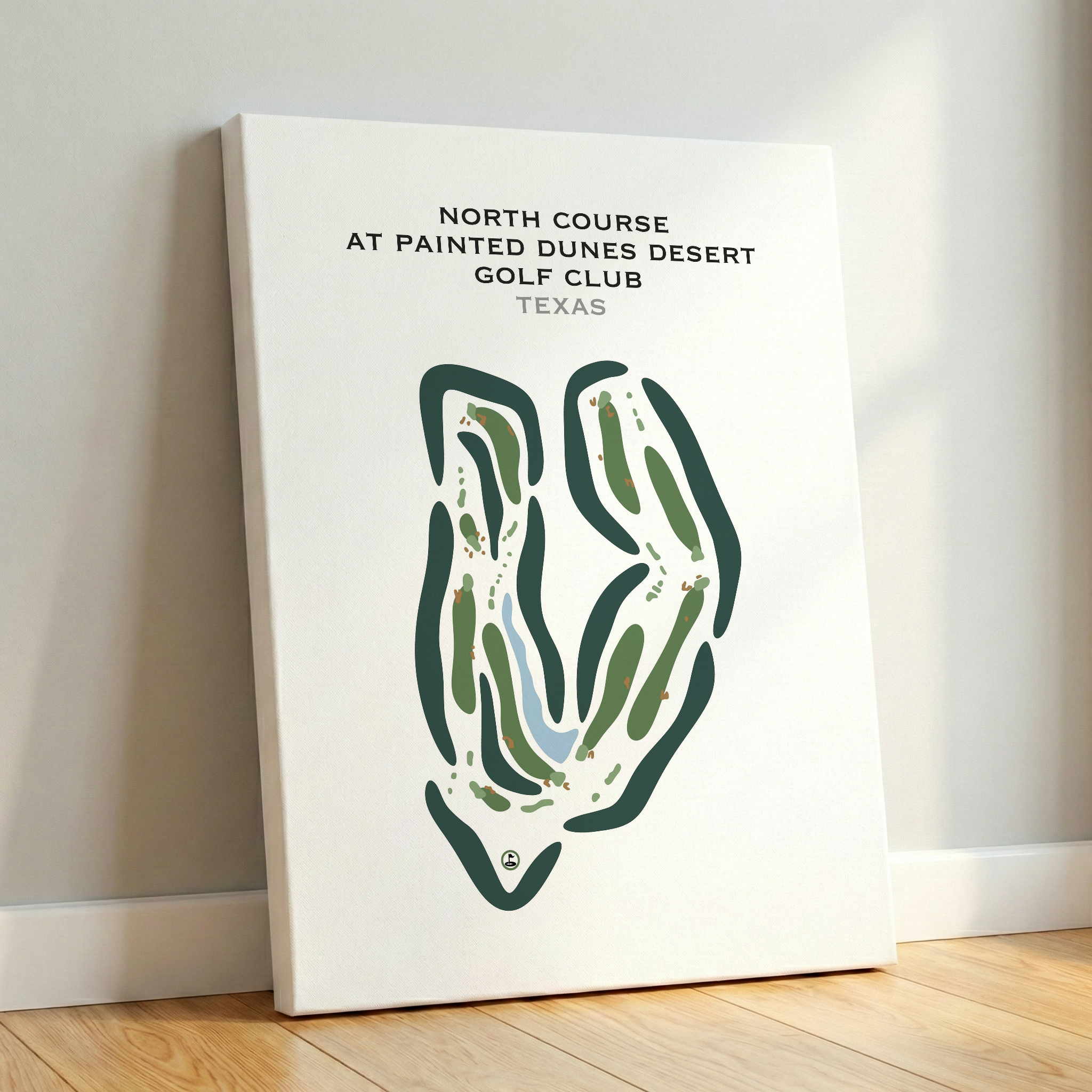 North Course at Painted Dunes Desert Golf Course, Texas - Printed Golf Courses