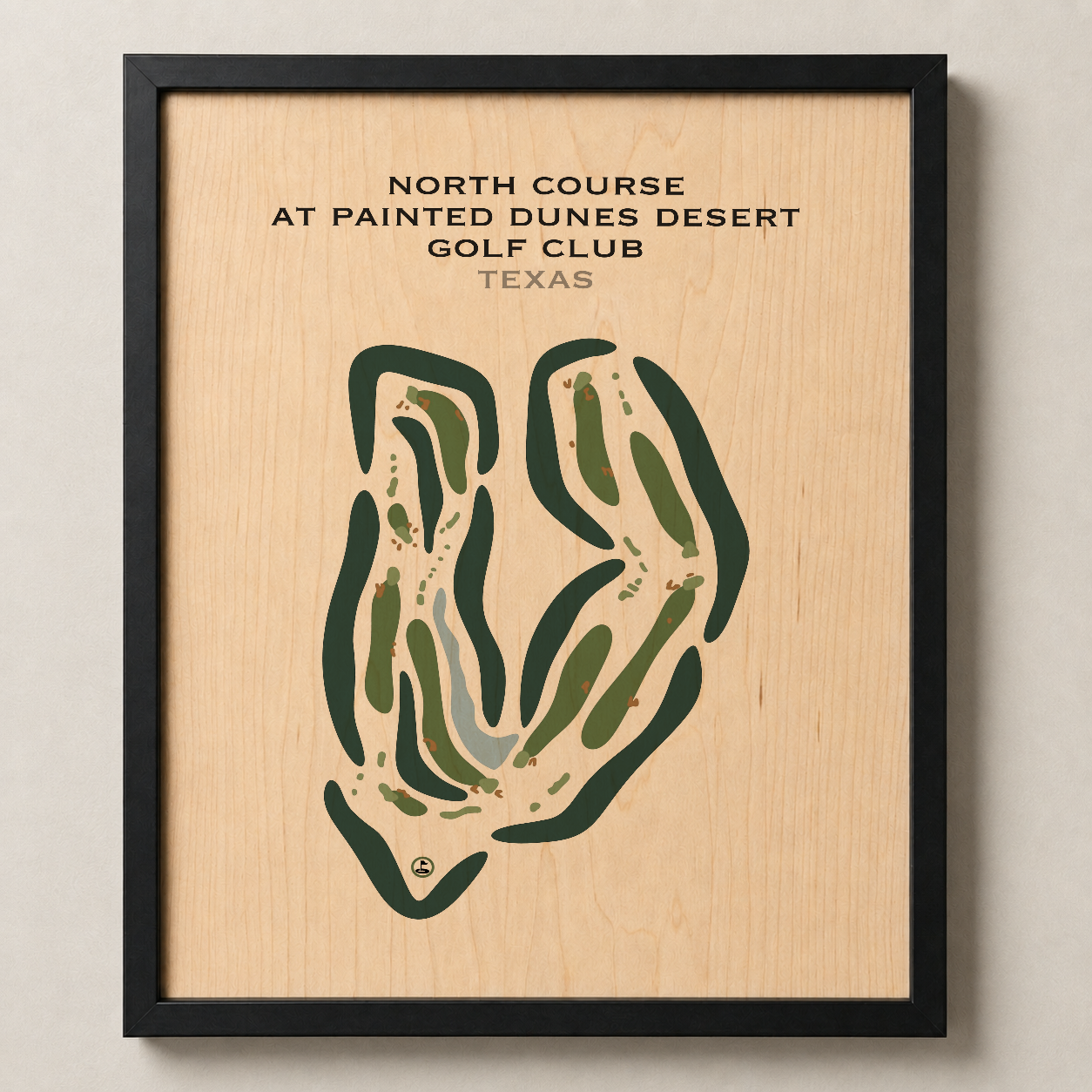 North Course at Painted Dunes Desert Golf Course, Texas - Printed Golf Courses