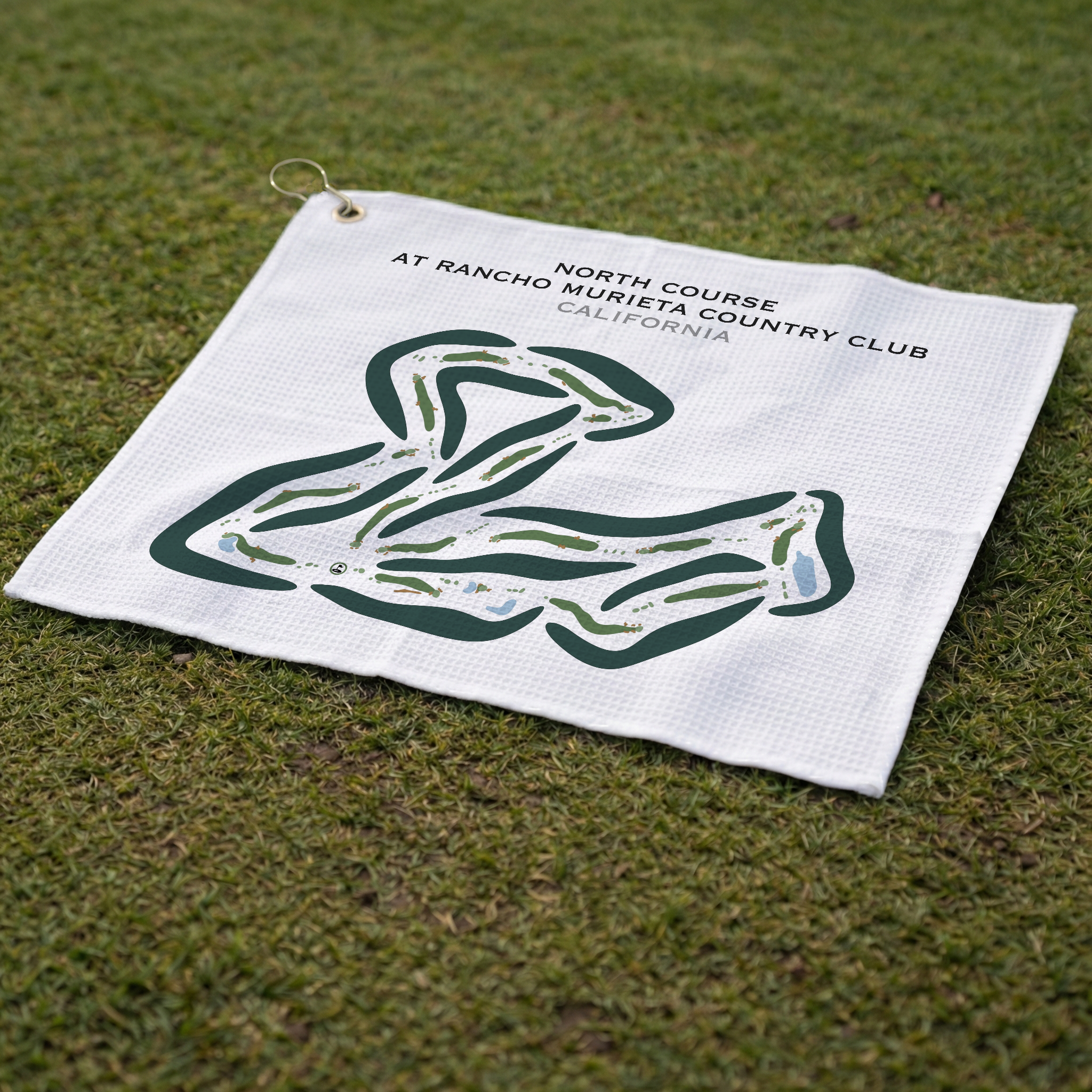 North Course at Rancho Murieta Country Club, California - Printed Golf Course
