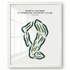 North Course at Ridglea Country Club, Texas - Printed Golf Courses