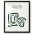 North Course at Silver Lakes Country Club, California - Printed Golf Courses