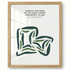 North Course at Silver Lakes Country Club, California - Printed Golf Courses