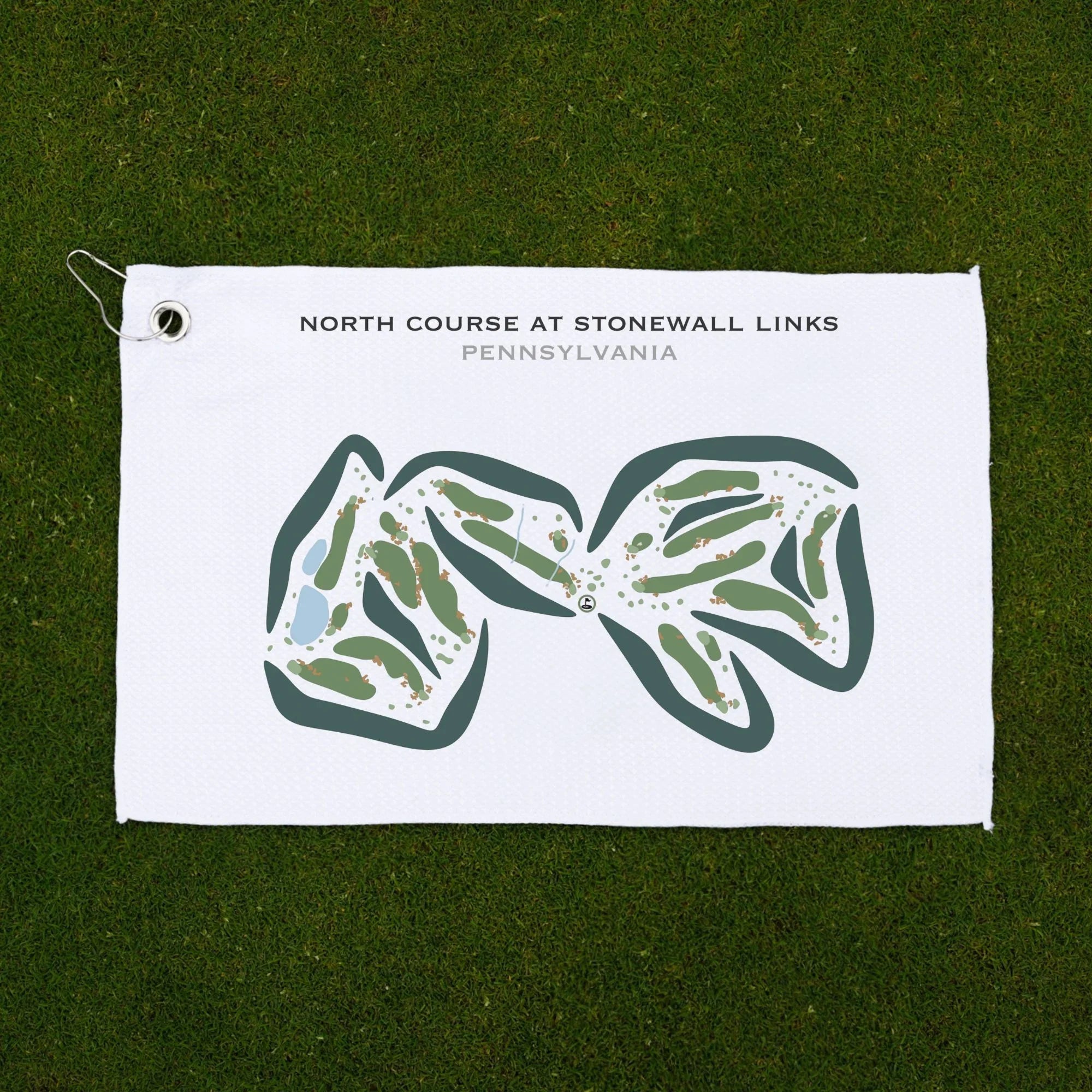 North Course at Stonewall Links, Pennsylvania - Printed Golf Courses