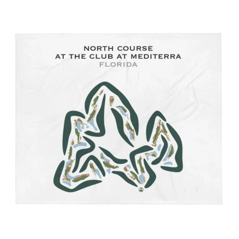 North Course at The Club at Mediterra, Florida - Printed Golf Courses