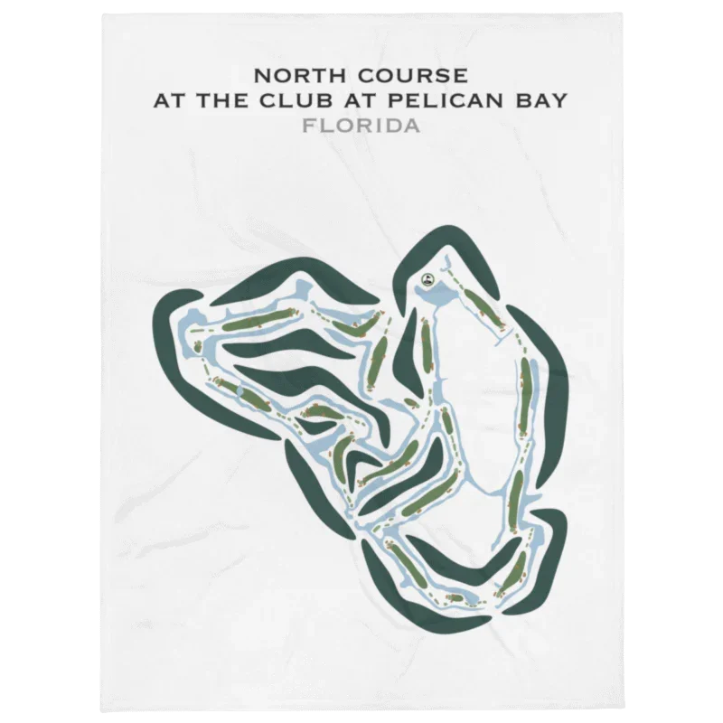 North Course at The Club at Pelican Bay, Florida - Printed Golf Courses