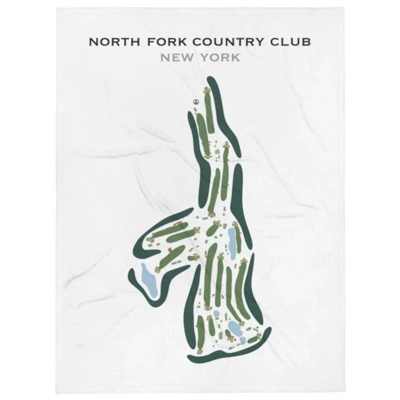 North Fork Country Club, New York - Printed Golf Course