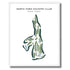 North Fork Country Club, New York - Printed Golf Course