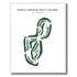 North Greens Golf Course, Illinois - Printed Golf Courses