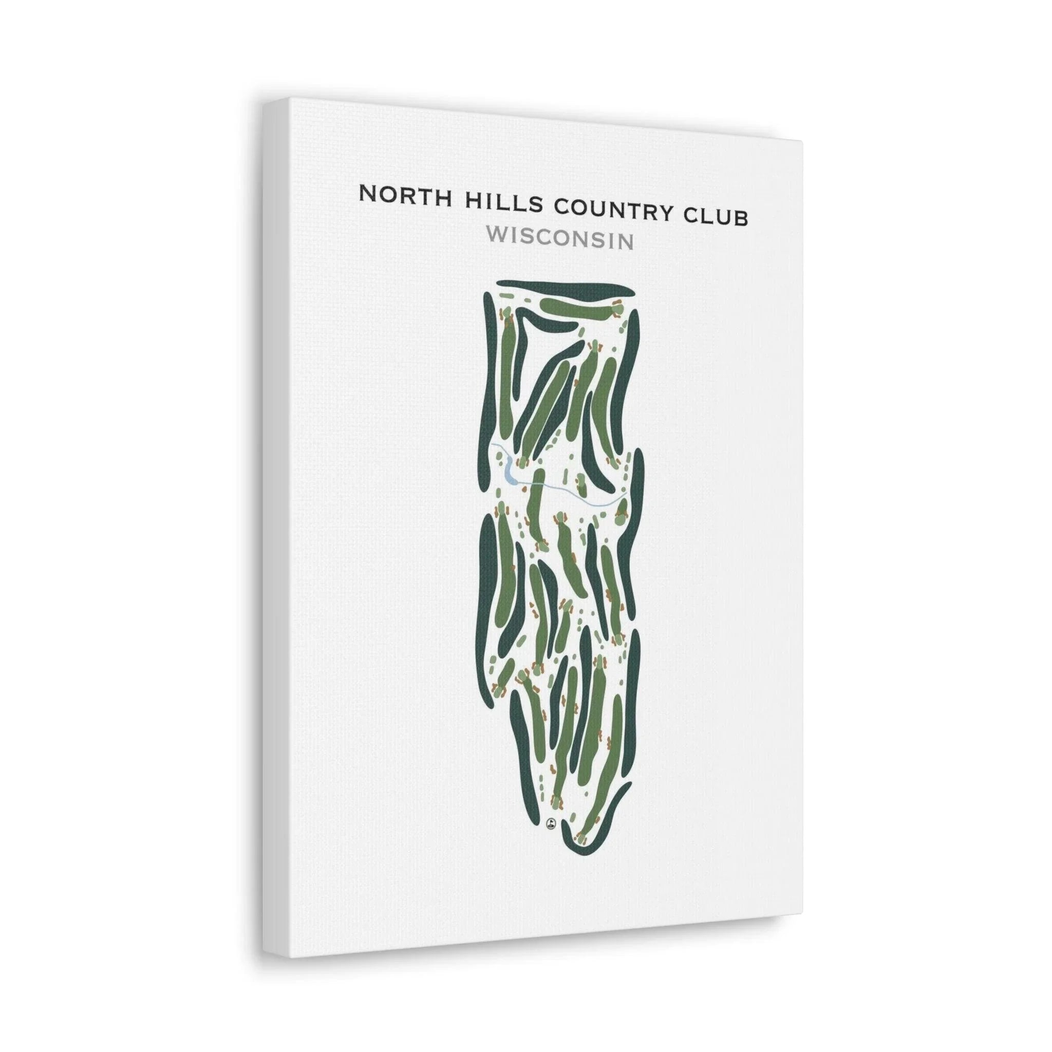 North Hills Country Club, Wisconsin - Printed Golf Course