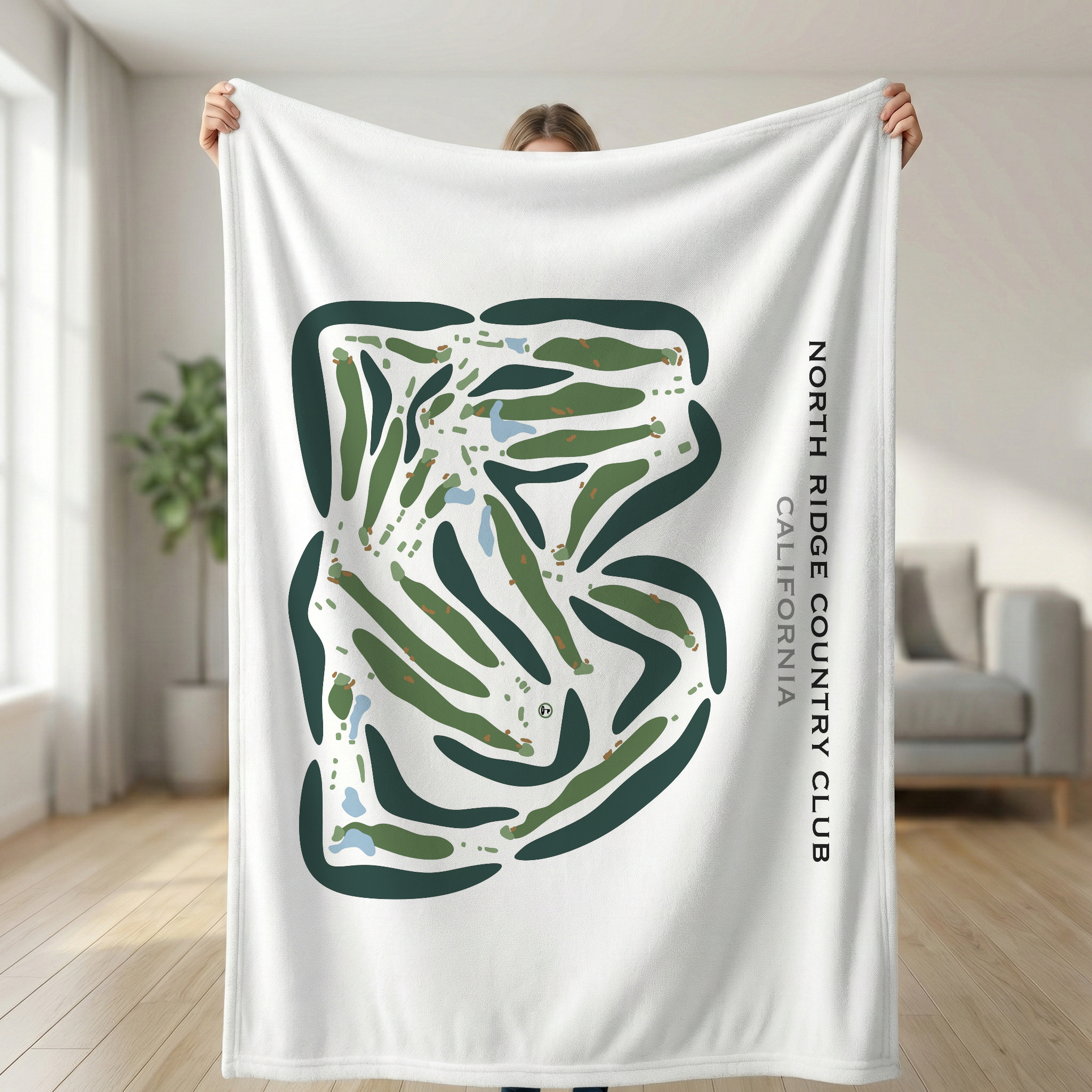 North Ridge Country Club, California - Printed Golf Courses