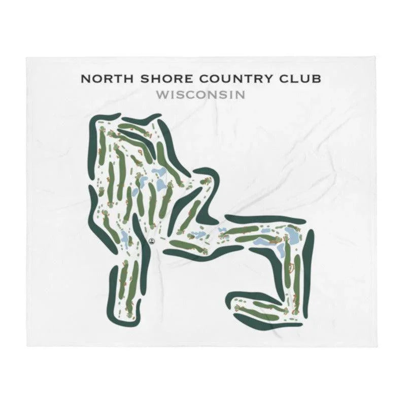 North Shore Country Club, Wisconsin - Printed Golf Course