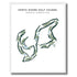 North Shore Country Club, North Carolina - Printed Golf Courses
