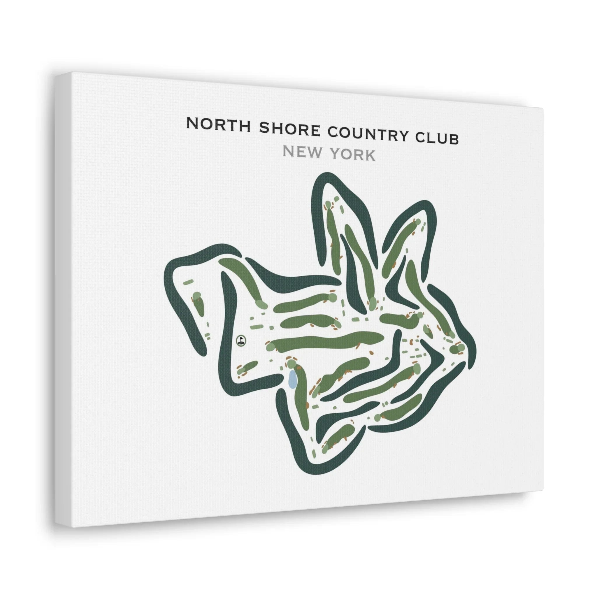 North Shore Country Club, New York - Printed Golf Courses