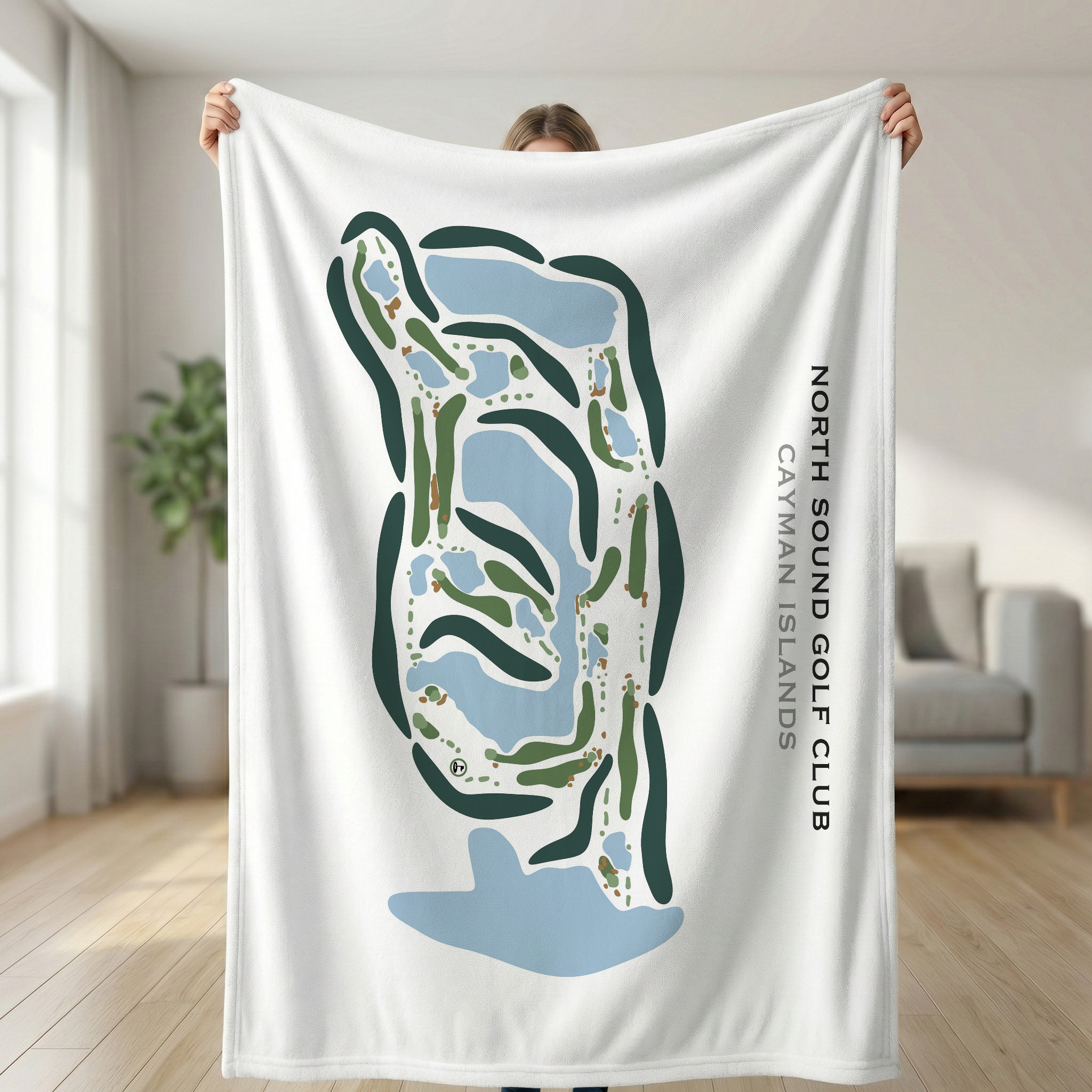 North Sound Golf Club, Cayman Islands - Printed Golf Courses