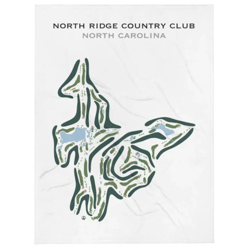 North Ridge Country Club, North Carolina - Printed Golf Course
