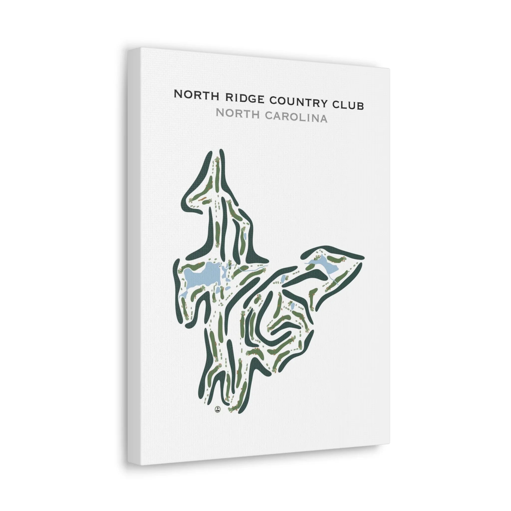 North Ridge Country Club, North Carolina - Printed Golf Course