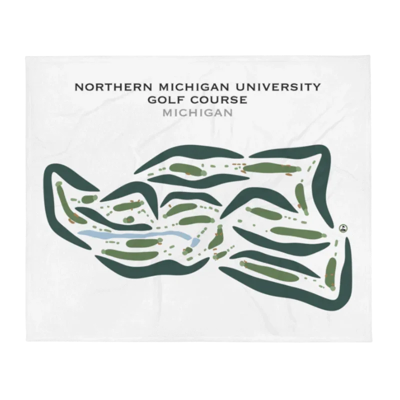 Northern Michigan University Golf Course, Michigan - Printed Golf Courses
