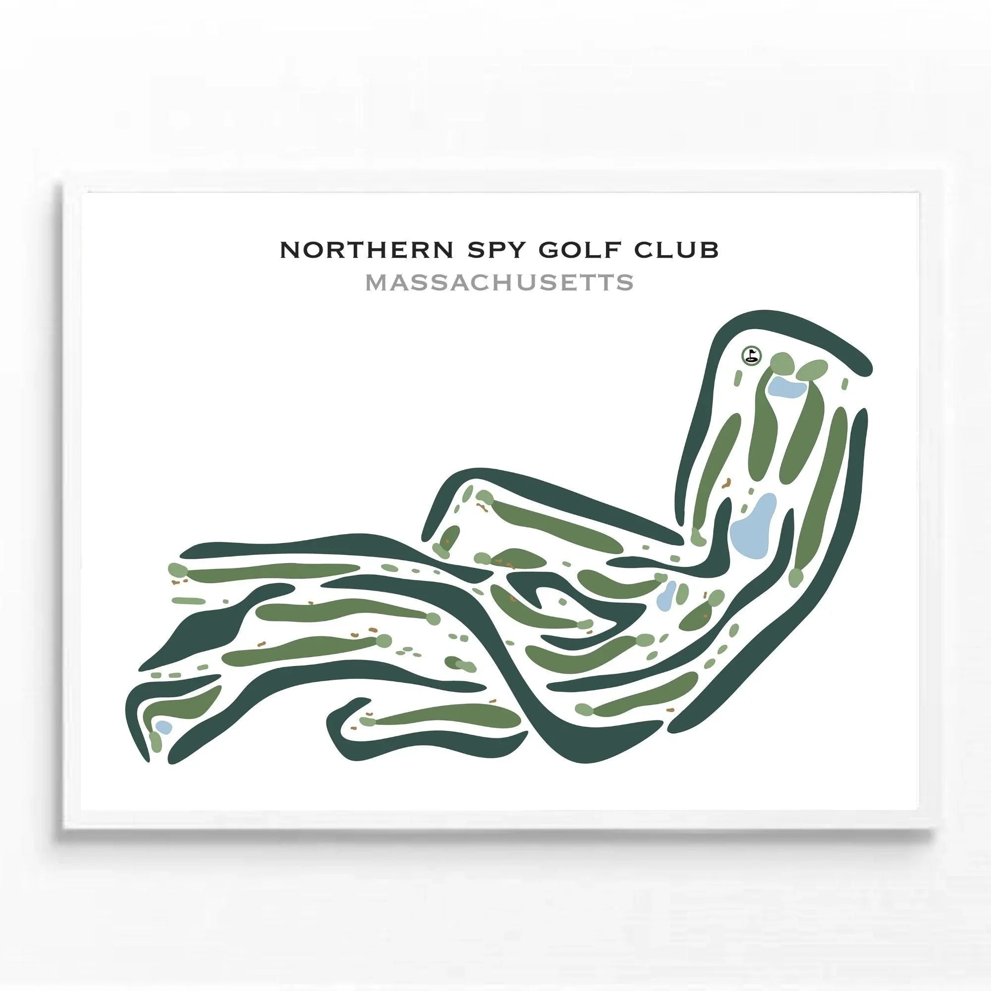 Northern Spy Golf Club, Massachusetts - Printed Golf Courses