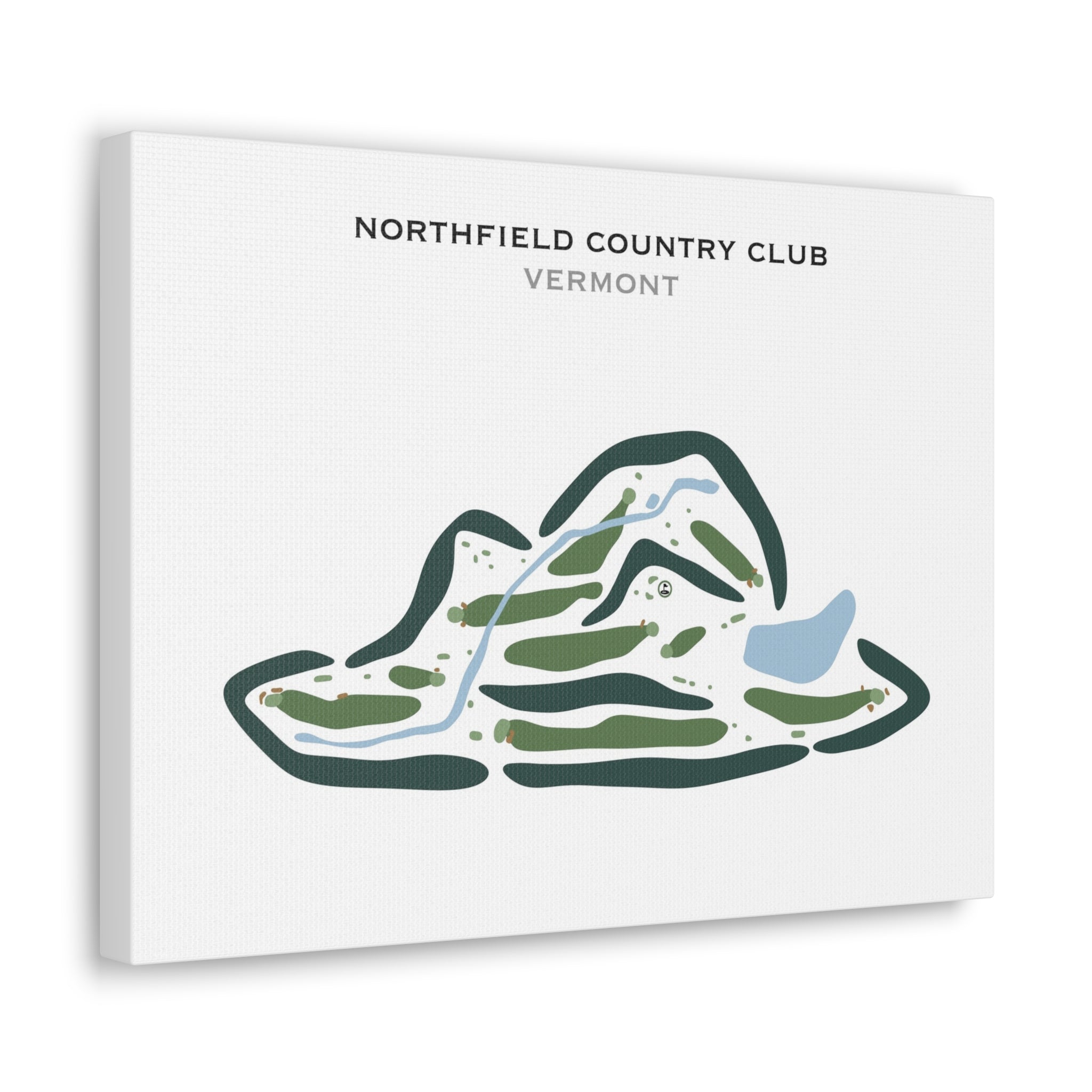 Northfield Country Club, Vermont - Printed Golf Courses