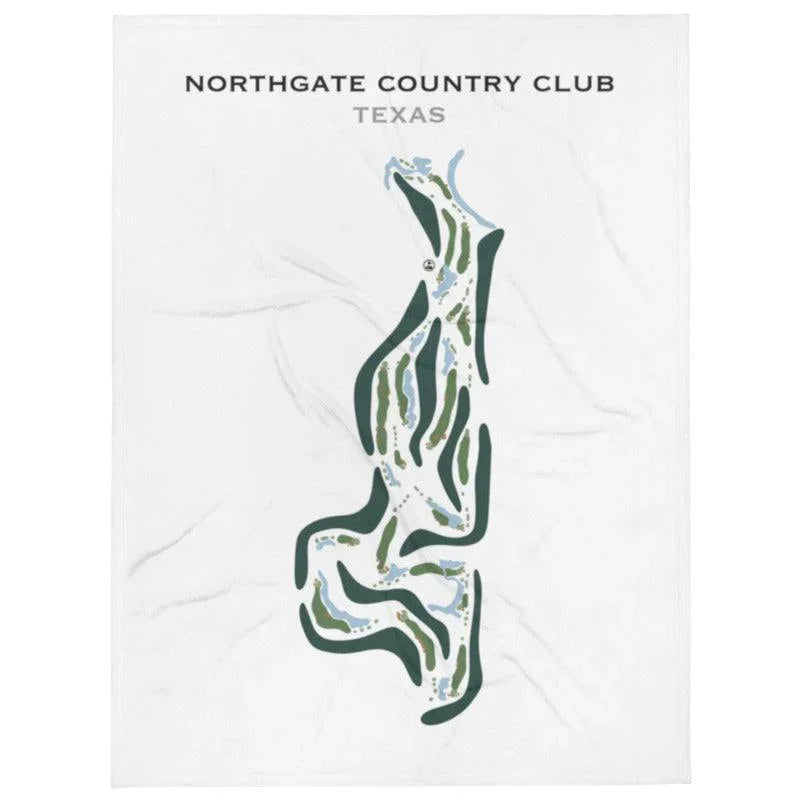 Northgate Country Club, Texas - Printed Golf Course