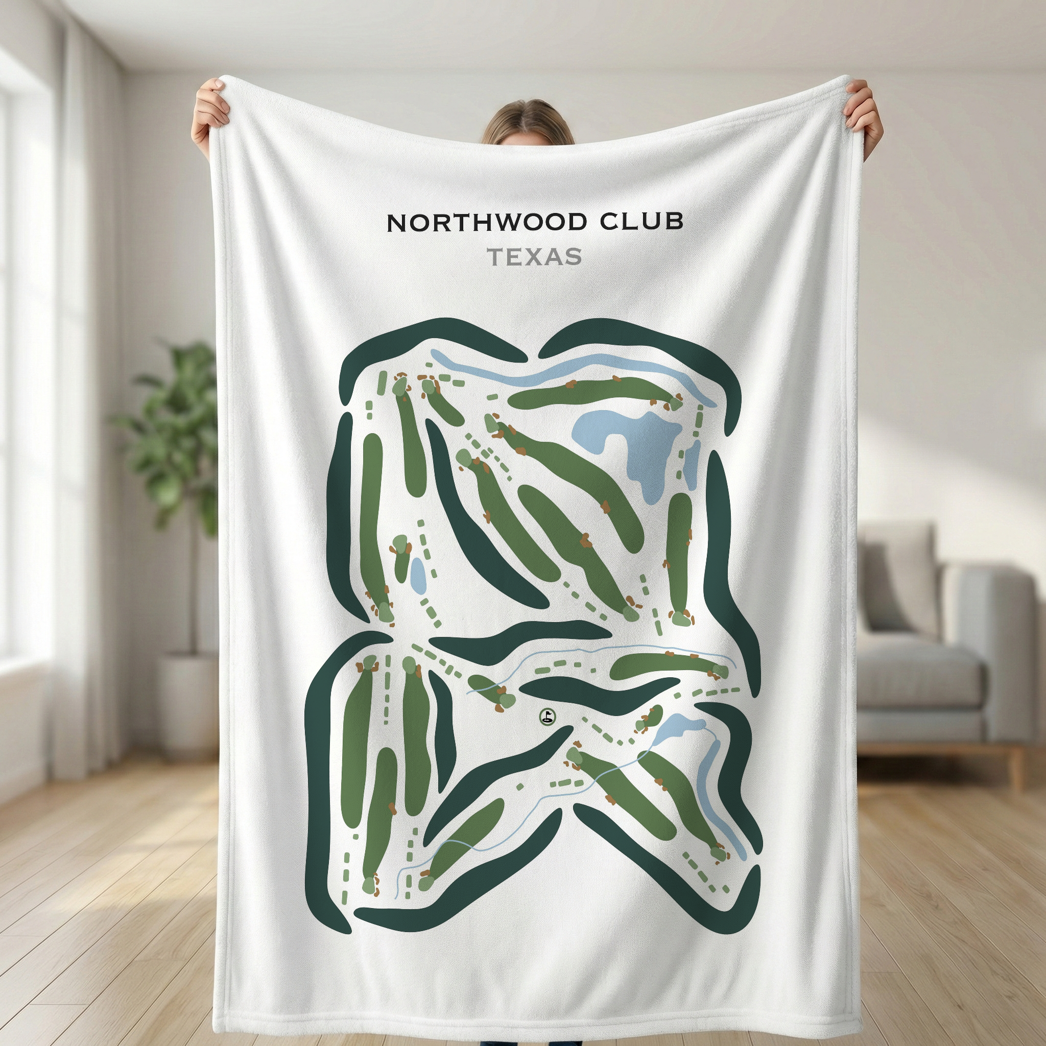 Northwood Club, Texas - Printed Golf Courses