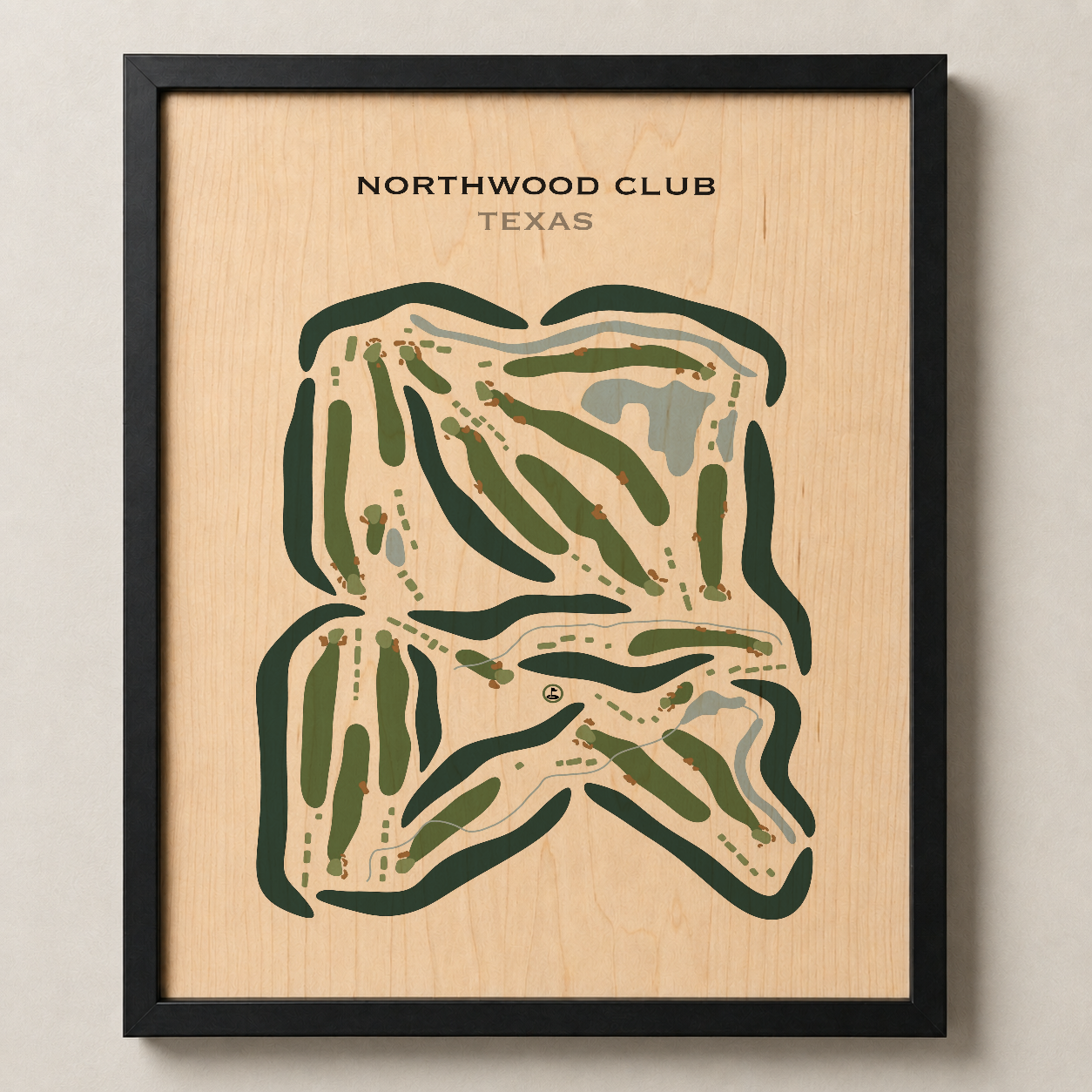 Northwood Club, Texas - Printed Golf Courses