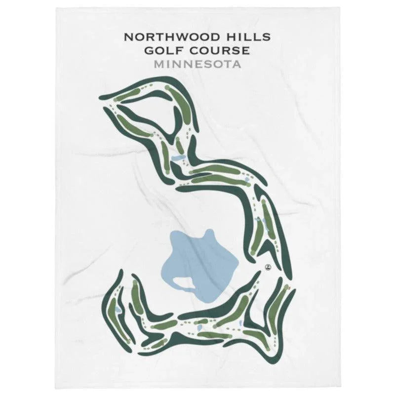 Northwood Hills Golf Course, Minnesota - Printed Golf Courses