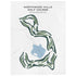 Northwood Hills Golf Course, Minnesota - Printed Golf Courses