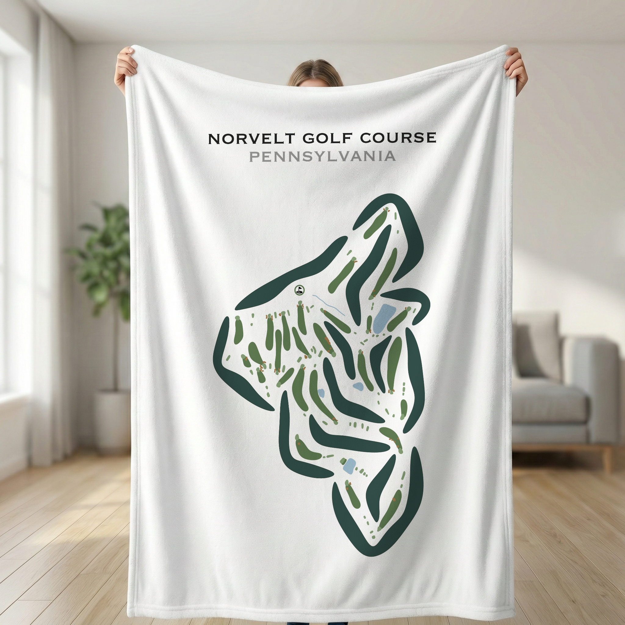 Norvelt Golf Course, Pennsylvania - Printed Golf Courses