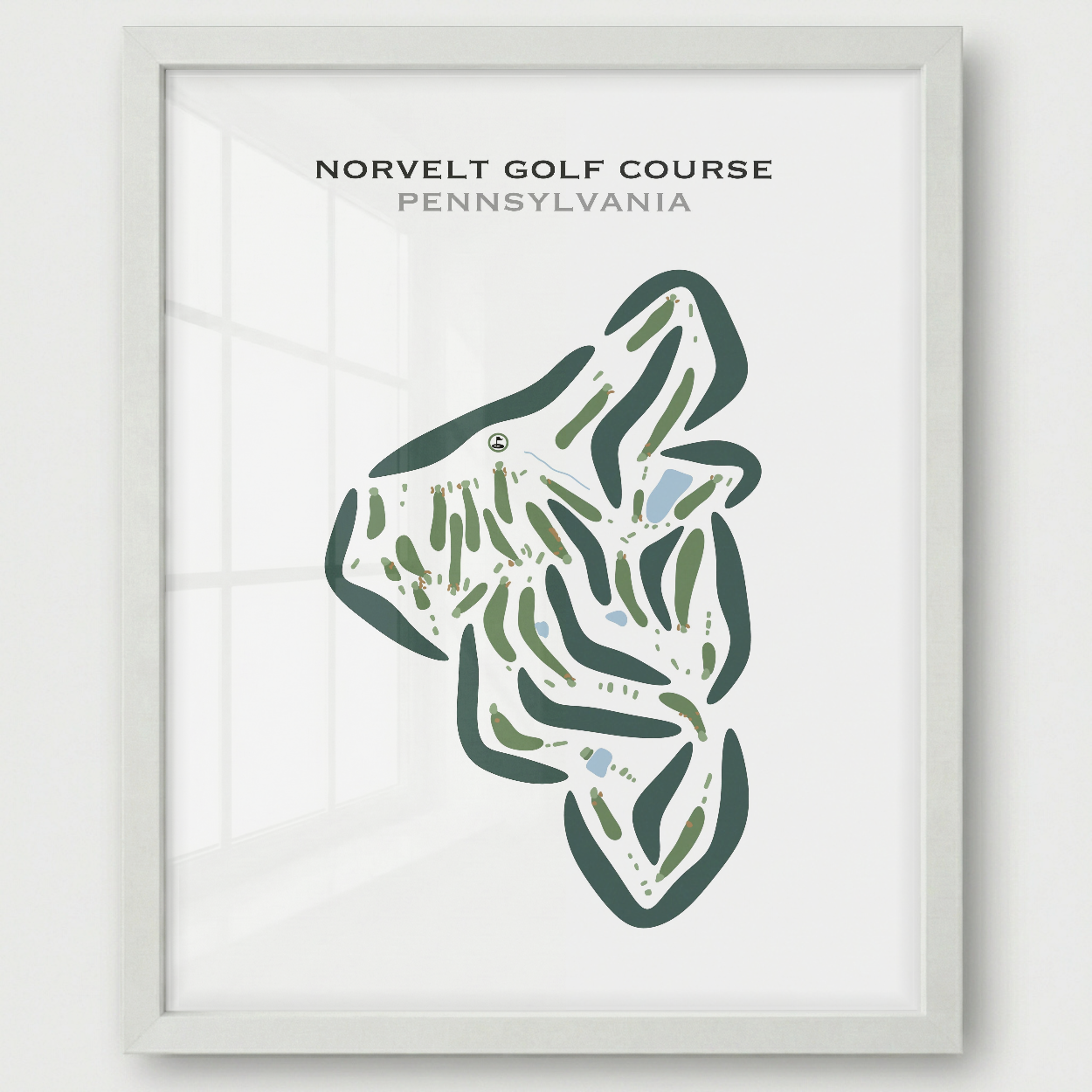 Norvelt Golf Course, Pennsylvania - Printed Golf Courses