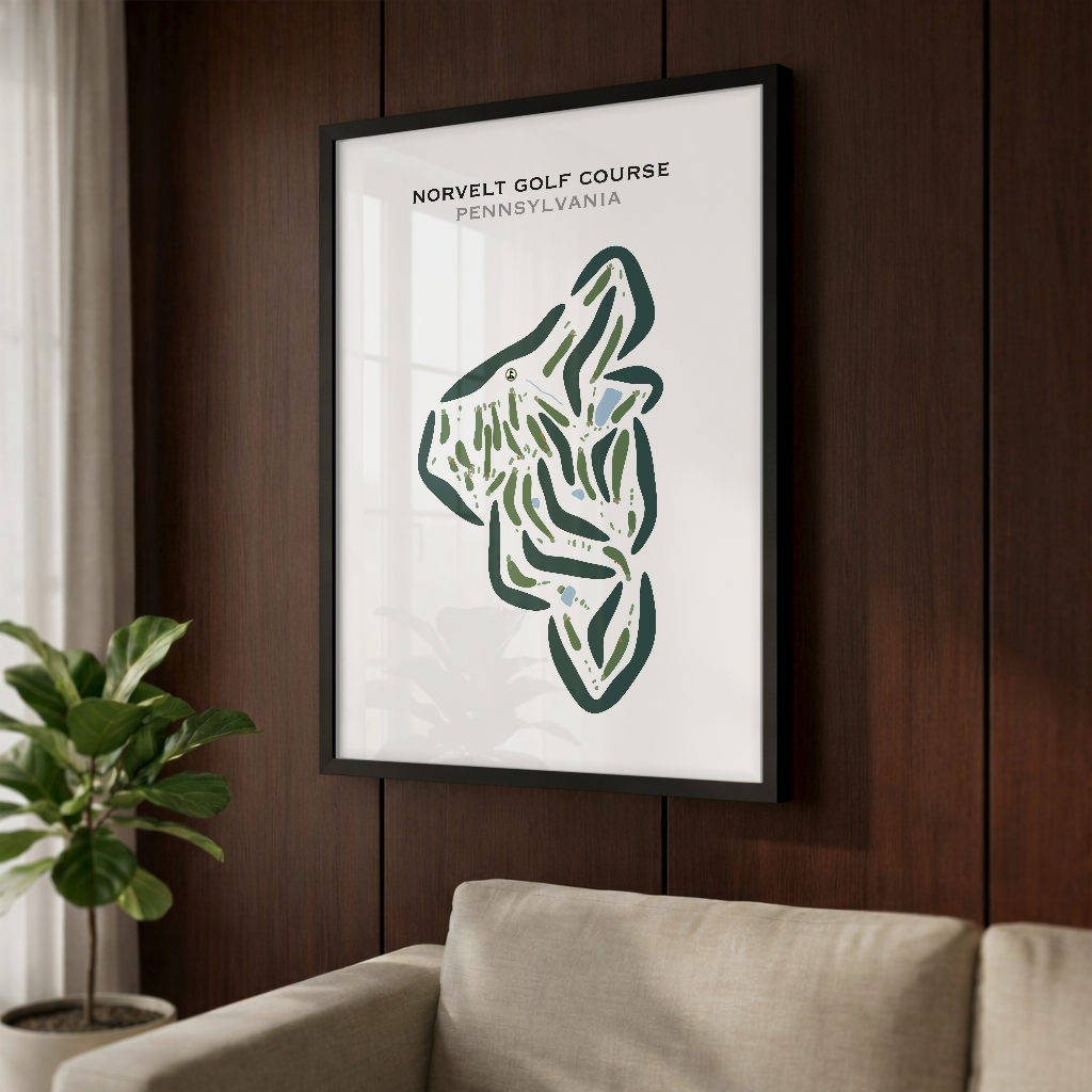Norvelt Golf Course, Pennsylvania - Printed Golf Courses