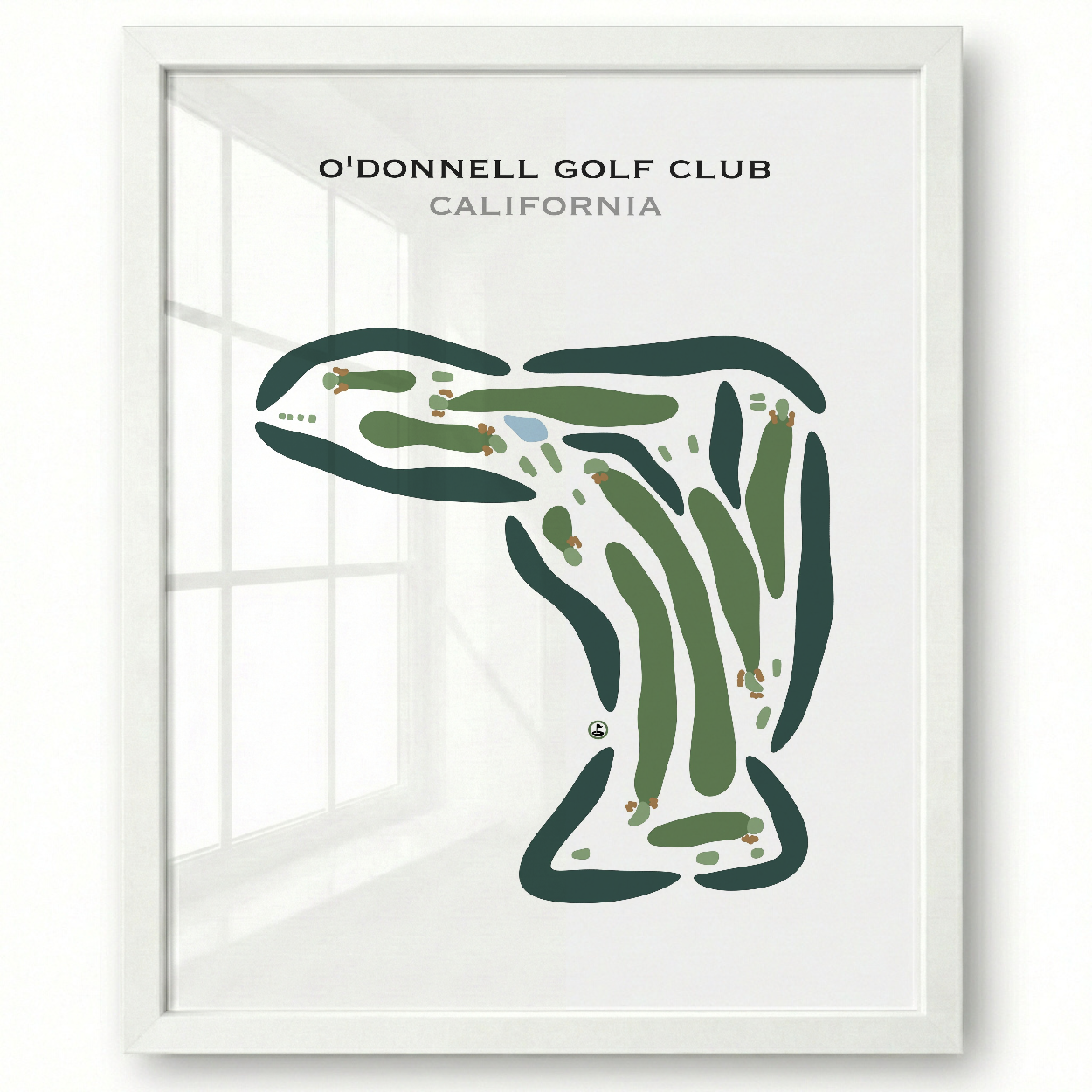 O'Donnell Golf Club, California - Printed Golf Courses