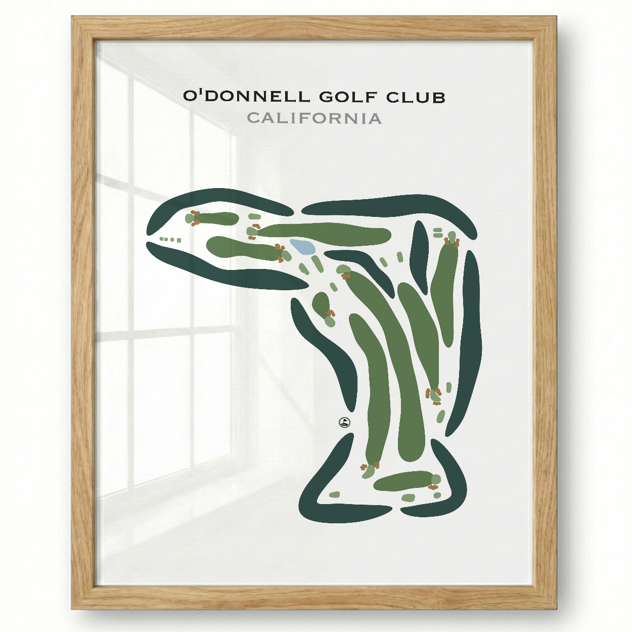 O'Donnell Golf Club, California - Printed Golf Courses