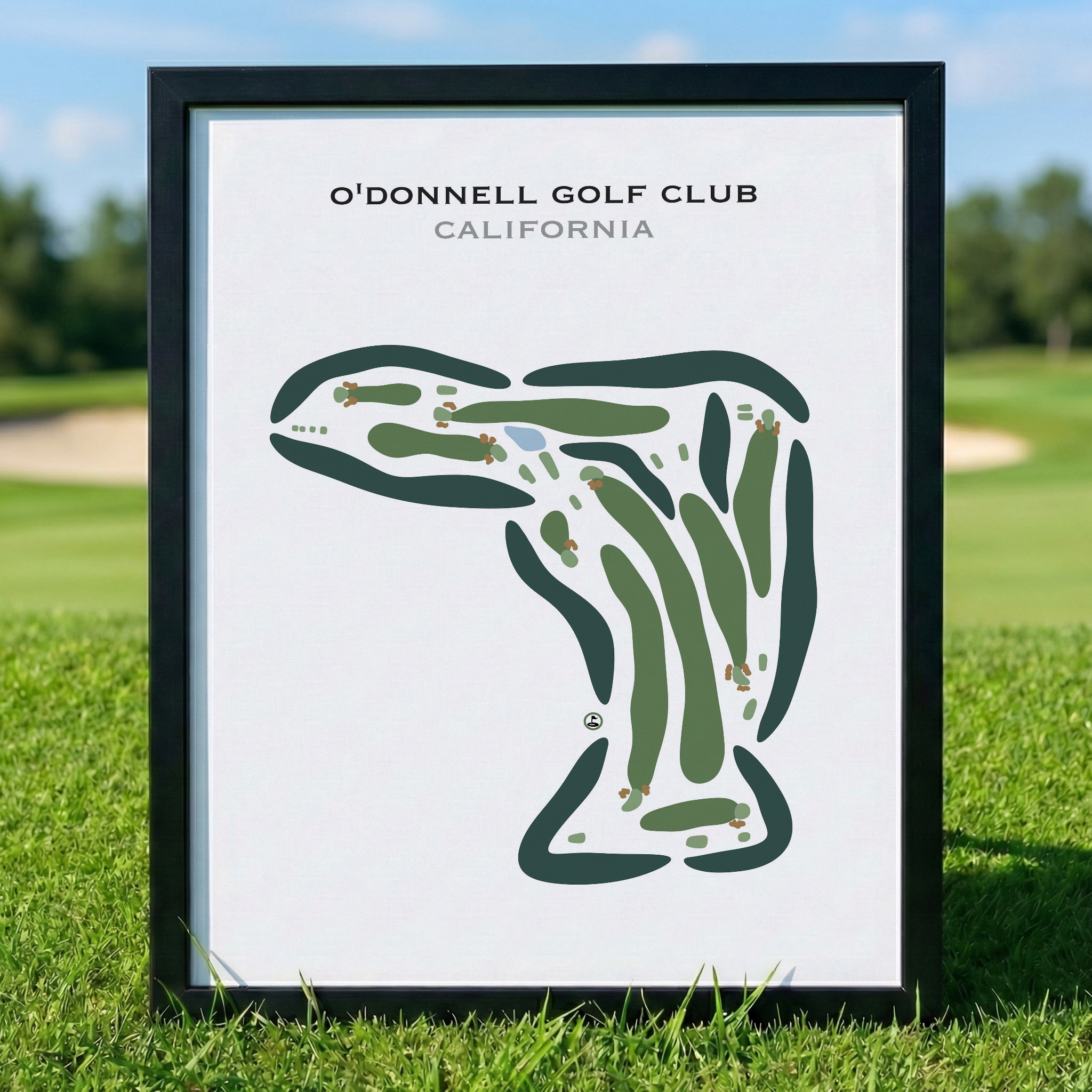 O'Donnell Golf Club, California - Printed Golf Courses