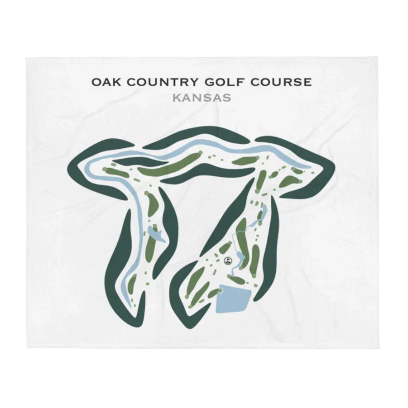 Oak Country Golf Course, Kansas - Printed Golf Courses