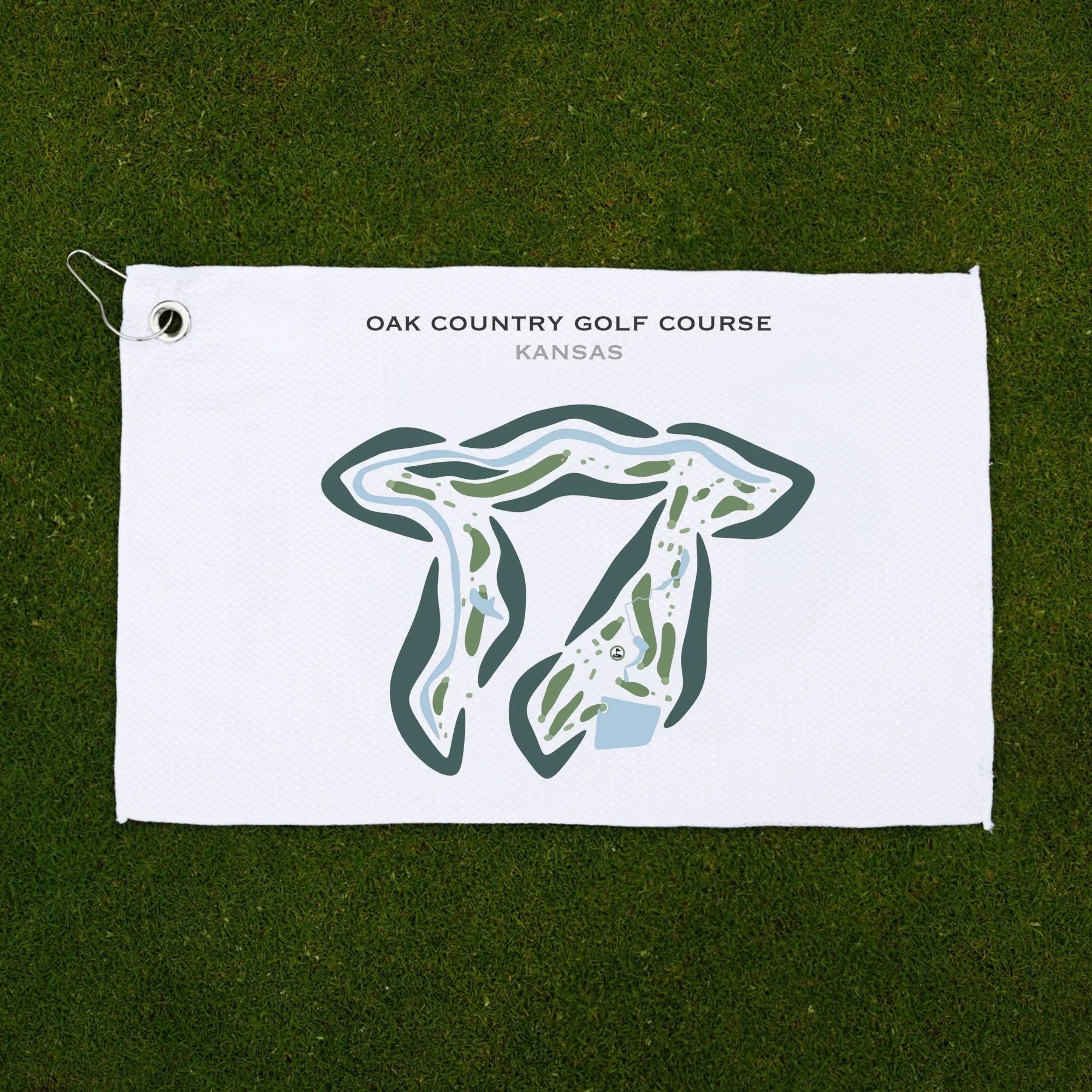 Oak Country Golf Course, Kansas - Printed Golf Courses