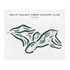 Oak at Walnut Creek Country Club, Texas - Printed Golf Courses