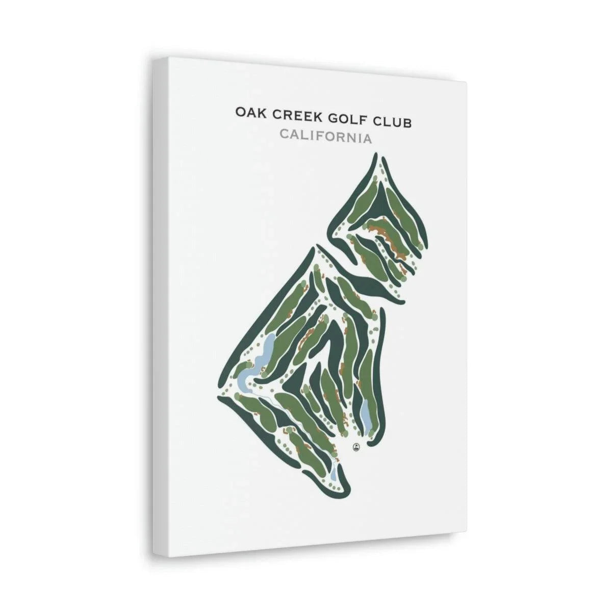 Oak Creek Golf Club, California - Printed Golf Courses
