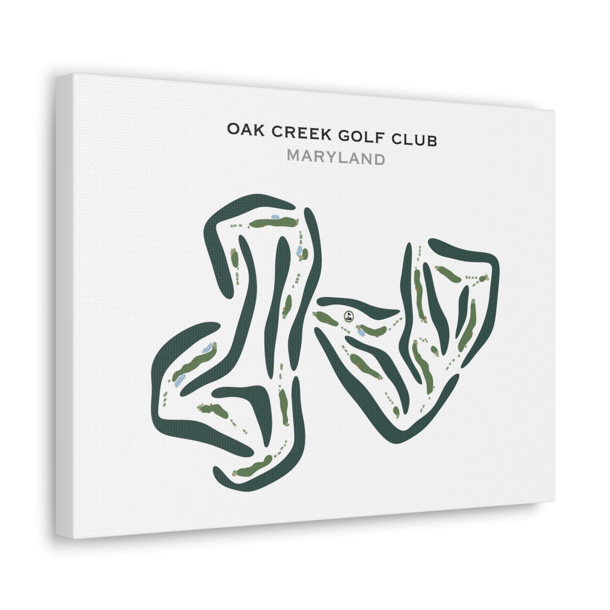 Oak Creek Golf Club, Maryland - Printed Golf Courses