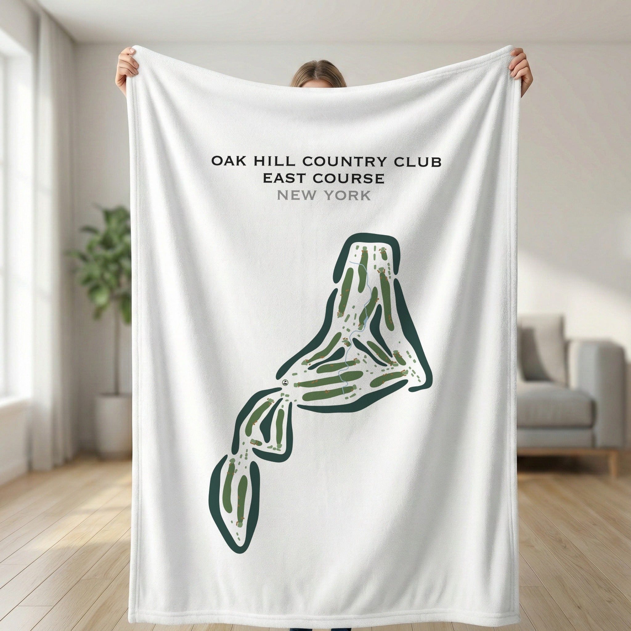 Oak Hill Country Club East Course, New York - Printed Golf Courses