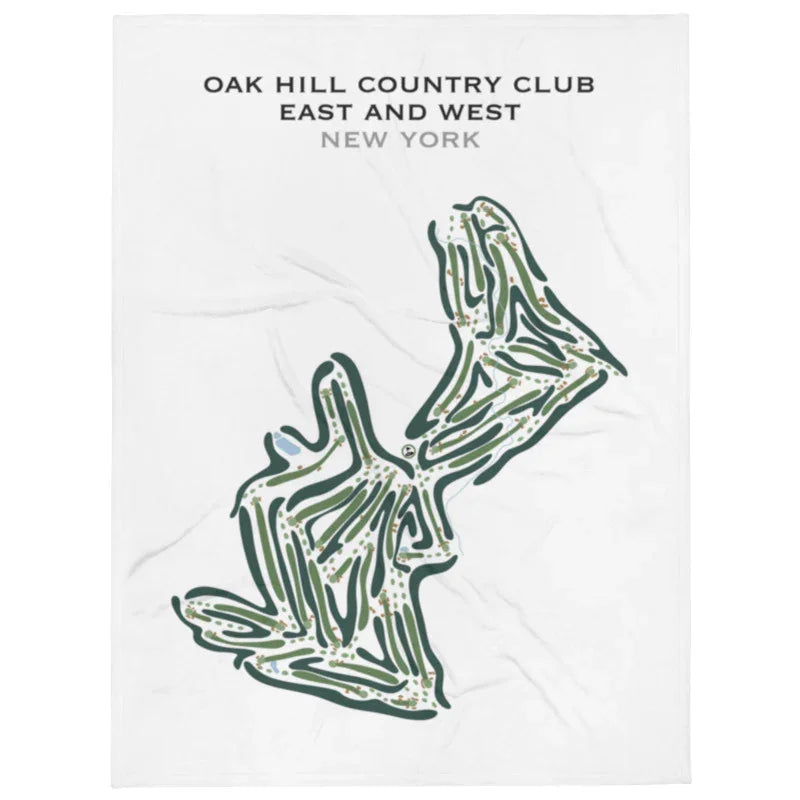 Oak Hill Country Club East & West, New York - Printed Golf Courses
