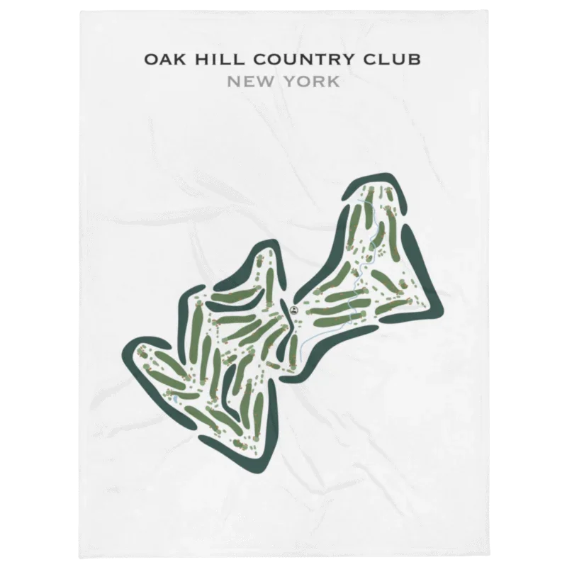 Oak Hill Country Club, New York - Printed Golf Course