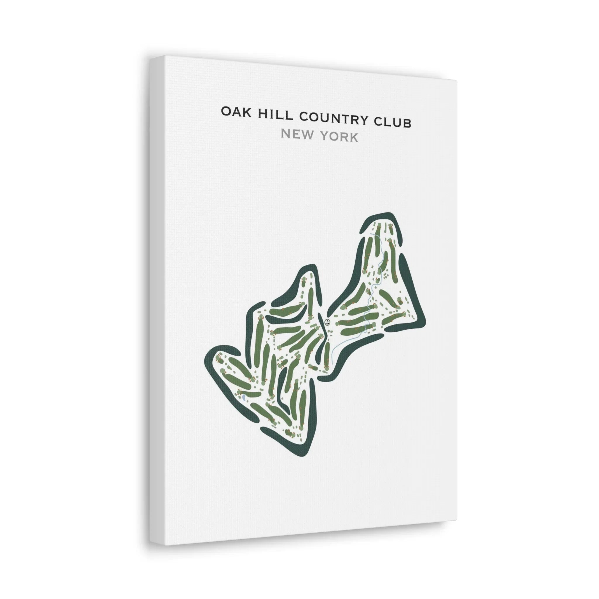 Oak Hill Country Club, New York - Printed Golf Course