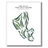 Oak Hills Park Golf Course, Connecticut - Printed Golf Course