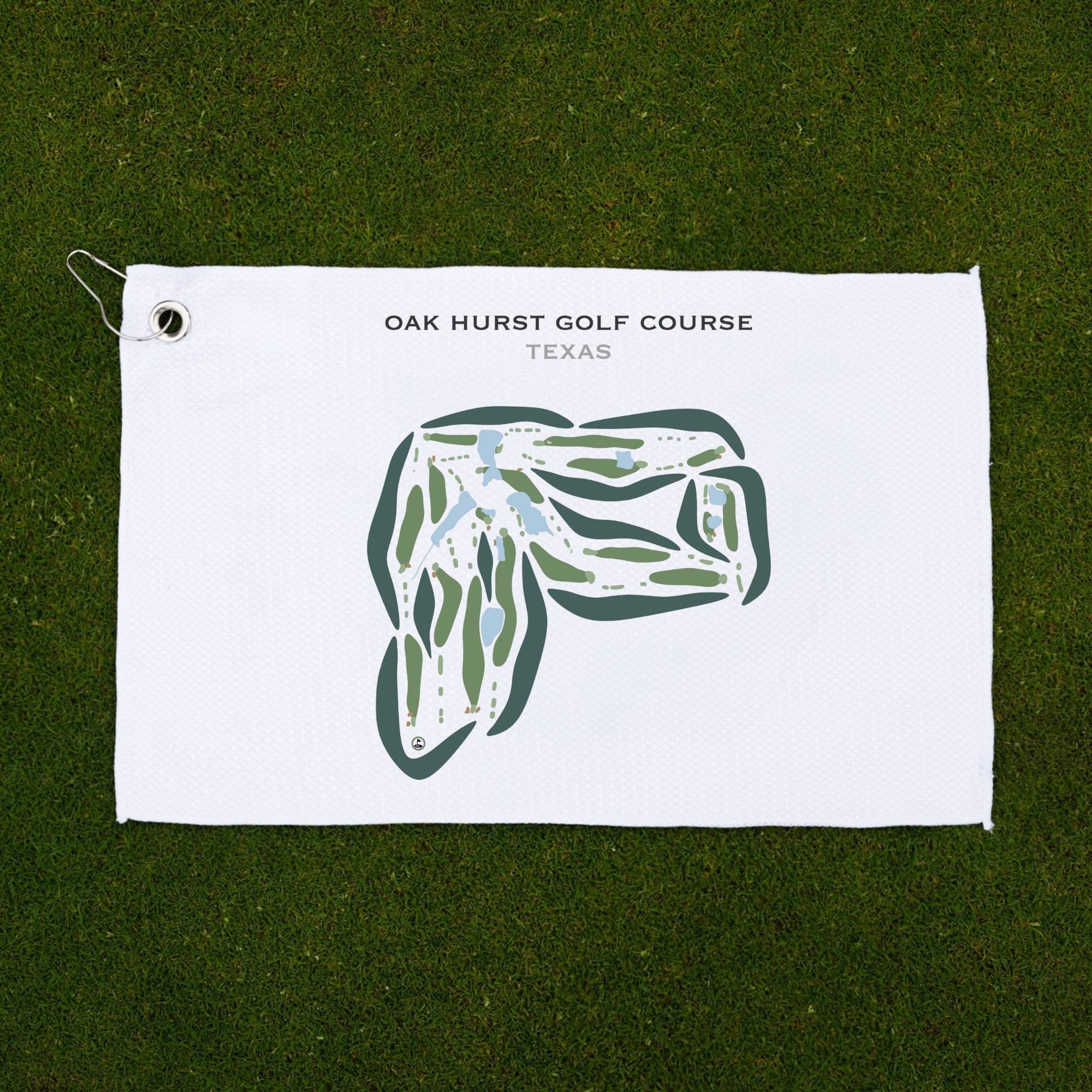Oak Hurst Golf Course, Texas - Printed Golf Courses