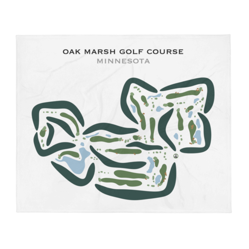 Oak Marsh Golf Course, Minnesota - Printed Golf Courses