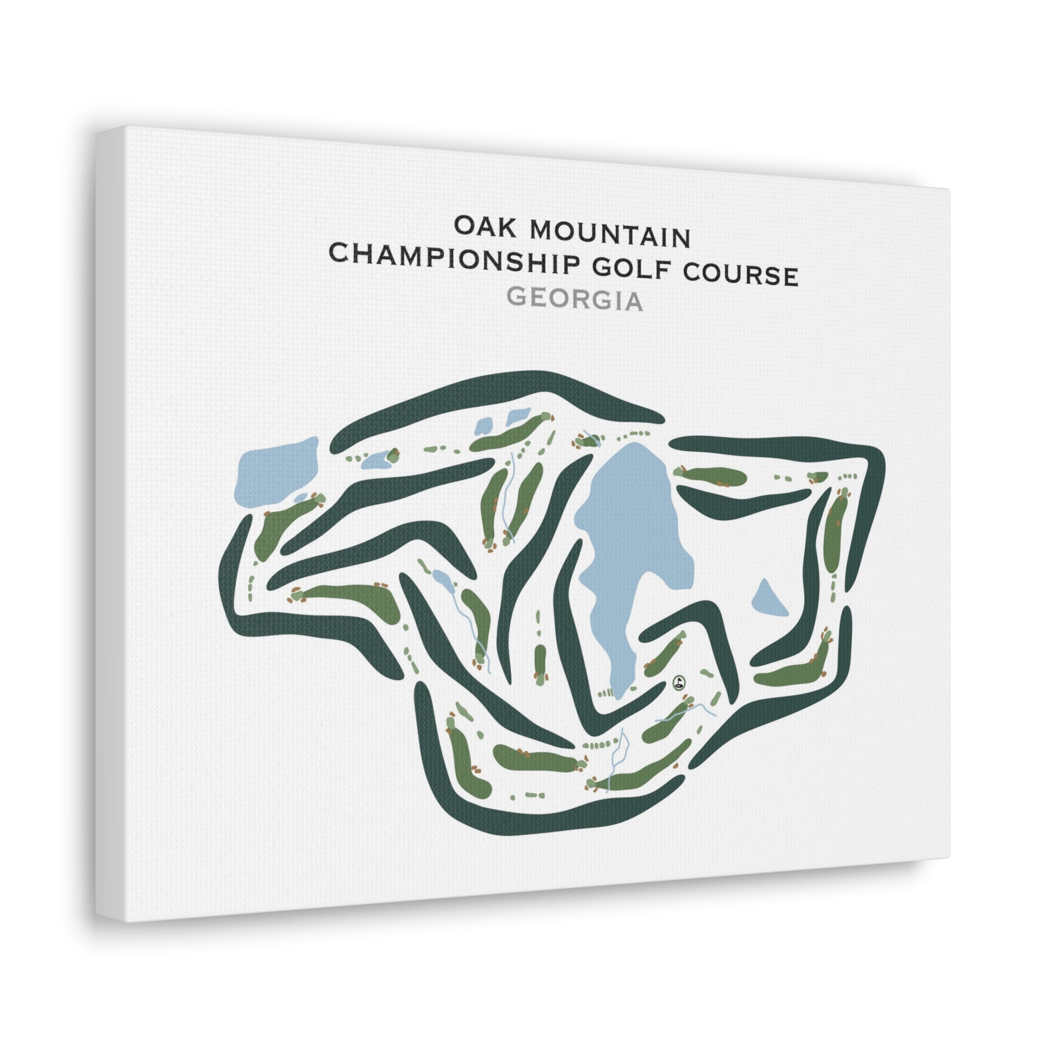 Oak Mountain Championship Golf Course, Georgia - Printed Golf Courses
